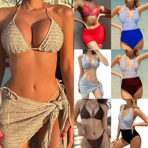 Wholesale Brand New Summer Women's Sexy Printed Swimsuit Bikini Beach Swimsuit Mixed Random Shipment
