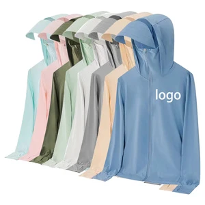 Quick-Dry Sun Protective Rashguard Casual Coat with Hooded Hat-Anti UV Jacket by Sun-protective Clothing
