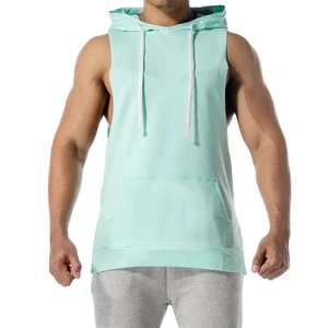 Modern Sleeveless Hoodie Top Soft Fabric Casual Activewear Ideal For Workout Lounging And Everyday Use