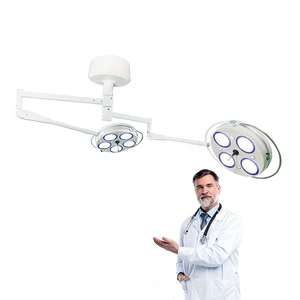 IN-107 Halogen Shadowless Surgical Examination Light Medical Dental Clinic Lamp Electricity CE Certified Adjustable Bracket