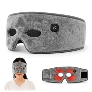 UL499 Cordless Heated Eye Mask with Eye-Open Design for Warm Compress NTC Overheat Protection OEM ODM