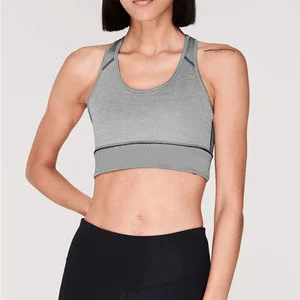 Lightweight Breathable High Support Seamless Women's Sports Bra Custom Logo Quick Dry Yoga Sport Bra