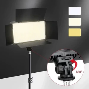 RL1200 Led Video Light Photography Light Dimmable 12inch 3200-6500k for Studio Live Stream Makeup Photo 10 Inch Live Photography
