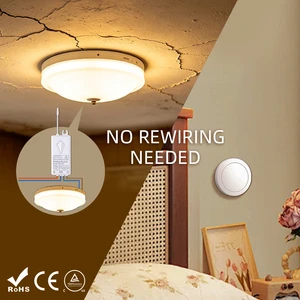 Old House Lighting Upgrade 10A Wireless Switch RF433 External Antenna Remote Control IP66 Waterproof 1000W LED Lighting Kit