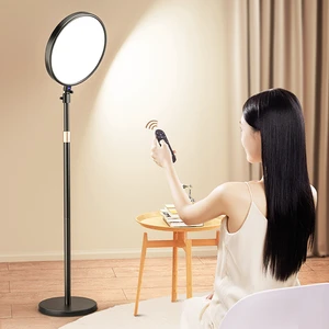 Wholesale 13 Inch Full Screen Fill Light Remote Photography Light Tripod Makeup Light 40W 2700K-6700K Foldable Waterproof