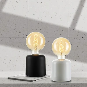Hotel Retro Lamp Glass Table Lamp E27 Home Decorative Night Light Bedside Desk Lamp