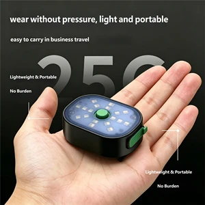 Landscape Reflective Safety Light For Runners Rechargeable LED Light Clip Joggers Camping Hiking Outdoor Adventure