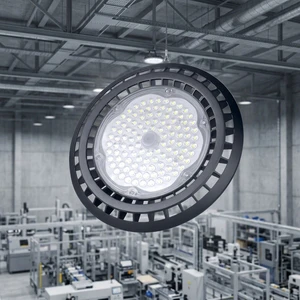 100W IP65 Waterproof Industrial LED Flood Light - Heavy Duty High Bay Light Durable Dustproof for Warehouse, Factory