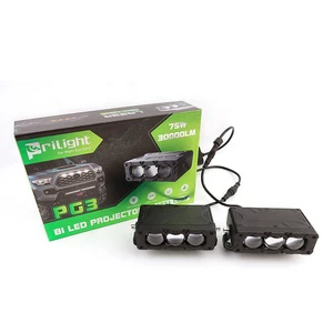 Car Spotlights Led Grille Lights 75W 30000LM 3 Lens External Auxiliary Lights Off-road Vehicle Truck