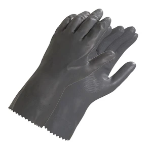 Zheda 201530 Neoprene Customizable Silicone-free Powder-free Opera-length Safety Gloves Acid Alkali Oil Resistant Gloves