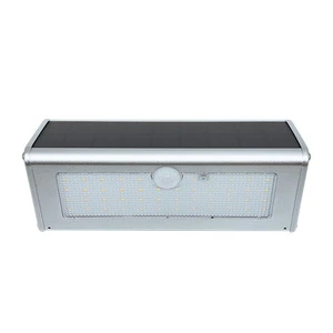 Aluminum IP65 Solar-Powered LED Wall Light with Micro Wave Sensor Outdoor