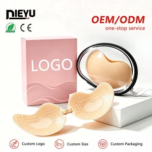 OEM ODM Invisible Silicone Adhesive Bra Strapless Front Buckle Push Up Bra Backless Sticky Bra Fashion Sporty For Women
