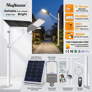 MG90 IP67 Solar Lights Outdoor LED High Lumen Security Lamp Remote Control Street Garden Commercial Road Light Aluminum Alloy DC