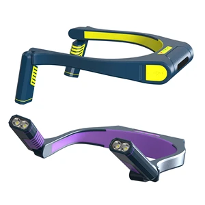 2 Modes Dimmable LED Neck Light USB Rechargeable Hands Free Portable COB Neck Working Lamp For Outdoor Camping Fishing