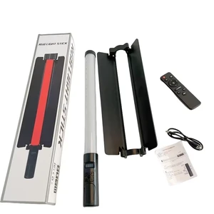 S10 Handheld LED Video Stick Camera Light with Built-in Rechargeable Battery and Blackout Blade