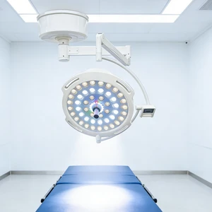 LED Surgical Shadowless Lamp KORUI, Ceiling/Wall/Mobile Operating Light for Hospital Integrated Cabinet Handle KORUI