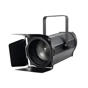 Lotus Professional 200W LED Fresnel Light Stage Lighting Equipment with AC100V-240V Voltage and 1-Year Warranty for Productions