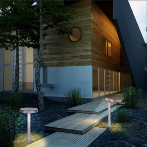 Wholesale 10W IP65 Waterproof Aluminum LED Lawn Light 3500K Warm White Black Housing Outdoor Landscape Lighting