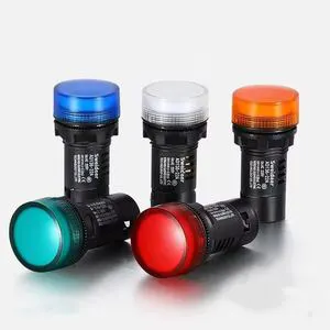 22mm LED Indicator Light pilot signal Lamp for Electricity Equipment Red Green Blue Yellow 24V 36V 110V 220V