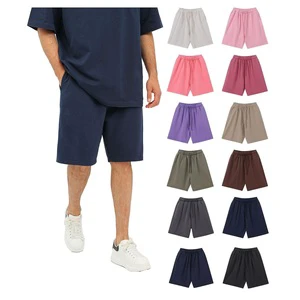 Wholesale 320g Pure Cotton Retro Washing Process, Dazzling Dyeing, Loose Casual Plus Size Suitable For Men's And Women's Shorts