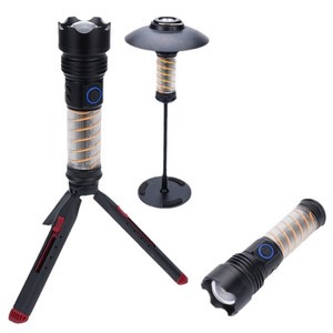 Rechargeable Hanging Tent Lamp 3-in-1 Multifunctional Outdoor Camping Light Atmosphere Lighting Lantern