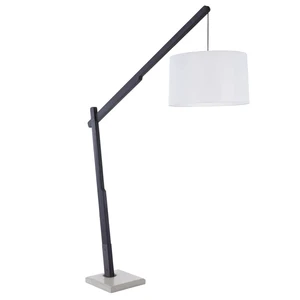 Contemporary Modern Nordic Wooden E27 Base Standing Floor Lamp Adjustable Height Dimmable High Brightness 2700K Warm White CRI