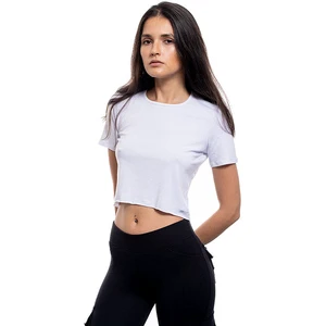 Women's Bamboo Viscose Fabric Workout Crop Top with Beading Batwing Sleeves Button & Hole Quick Dry Breathable Casual