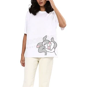High Quality Plus Size New Women's Regular Fit Summer Breathable Short Sleeve Solid O-Neck Polyester/Cotton T Shirt Sale