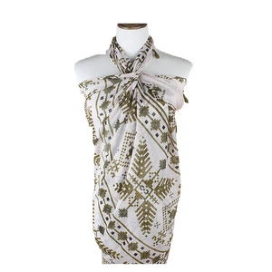 Pareo Sarong Beach Cover up Swimwear Woman Beach Sarong