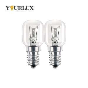 Factory E14 E12 Screw 10w 15w 20w 25w Tungsten Bulb Salt Lamp Refrigerator Bulb Candle Oven Lamp T20 C7