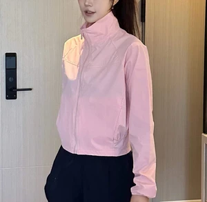 Summer UPF50+ Custom Logo Quick Dry Breathable Hooded Sun-proof Coat Zipper Loose Outfit Running Climbing Anti-UV Jacket Women