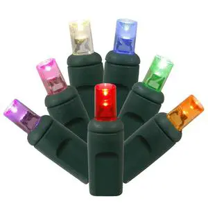 For UL Certified 5mm Multi-Color Flashing LED Christmas Starry String Light Outdoor IP65 Rating For Festive Decorations