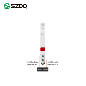 Green LED Indicator Light IP65 Rating Durable Plastic Construction 230V Input 50000 Hours Lifespan for Elevator/Hotel/Warehouse