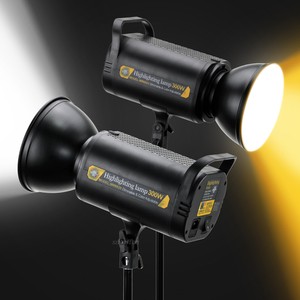 Jingying 300W Dimmable Video Led Light Remote Control Youtube Makeup Fill Lamp Bi-color 3200K-5700K Photography Studio Lighting