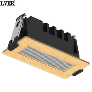 Modern Aluminum Embedded LED Linear Spotlight 6W Anti-Glare 3000K-4000K Warm White CRI 95 3-Year Warranty Home Use Grille Lamp