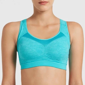 Custom Logo Women's Sports Bra Seamless Fitness Gym Training Yoga Running Activewear Wholesale Women's Workout Sports Bra Soft