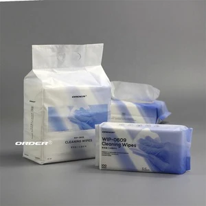 Professional Manufacture Highly Absorbent Dust Free Non-Woven Fabric Eco-Friendly Pop Cleanroom Electronic Cleaning Supplies