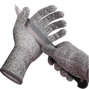 Competitive HPPE Cut Resistant Gloves Workers Construction Knife Blade Proof Level 5 Anti-cut Safety Protection Cut Proof