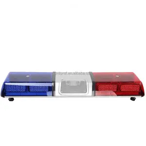 48 Inch Red and Blue Led Emergency Light bar with High Quality 100W Siren and Speaker