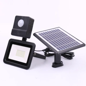 Security Solar Powered LED Motion Sensor IP65 Rated Garden Lamp for Warehouse & Outdoor Use