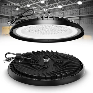 Industrial Commercial Indoor UFO for High Bay Lights IP65 100W 150W 200W Aluminium Body Warehouse Factory Garage Ceiling