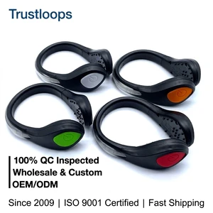 Trustloops Custom Private Label LED Shoe Clip Running Safety Light Flashing Night Gear Custom Logo Low MOQ