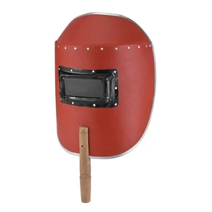 Fireproof Welding Mask Full Face Shield with Handle | Handheld Welder Protection