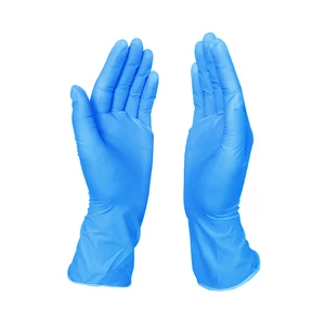 Wholesale Manufacturers Nitrile Gloves Powder Free Washing Safety Hand Kitchen Household Disposable Gloves