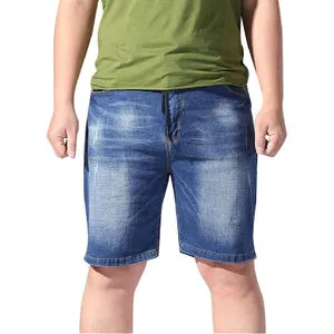 Breathable Casual Mens Denim Shorts | High Quality Cotton Straight Fit | Quick Dry Eco-Friendly Lightweight Summer Wear | Low