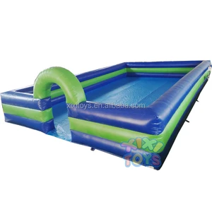 Popular Large Commercial Use Blue Blow up Foam Party Pool Custom Inflatable Dancing Pit with 2-Year Warranty From XIXI TOYS