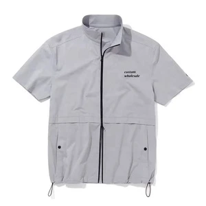 Manufacturers For Clothing Brand Short Sleeve Golf Rain Windbreaker Summer Shirts Men Outdoor Zipper Japan Style Golfer Jackets
