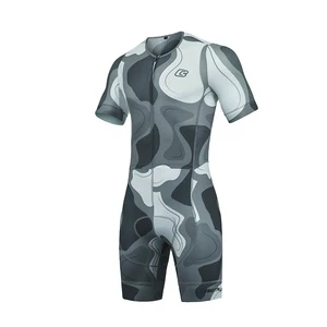Most Popular UV Protection Triathlon Suit Man Shockproof Cycling Jumpsuit for Outdoor Sports