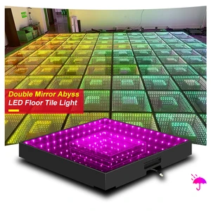 SHTX Waterproof IP65 Magnetic 3D Infinity Mirror LED Dance Floor for Wedding Events Nightclub Partie Outdoor Portable Panels
