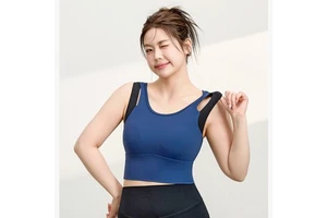 Wholesale Custom Logo Plus Size Yoga Sports Bra for Women High Support Anti-Sagging Shockproof Non-adjusted Straps Fitness Vest